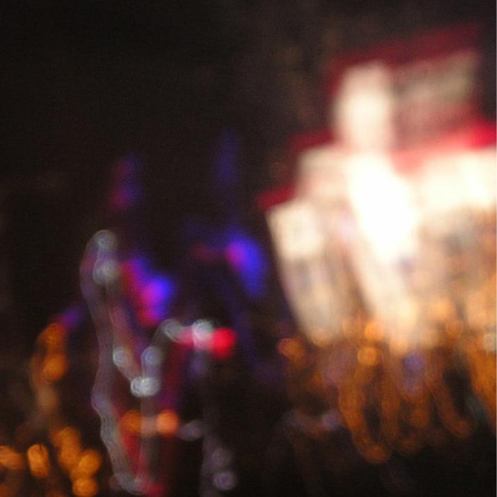 Abstract blurred stage lights